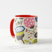 花パターン11 マグカップ (正面左)