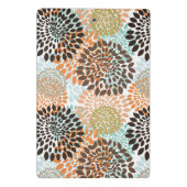 花パターン11 ミニクリップボード (裏面)