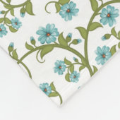 花パターン12 フリースブランケット (角)