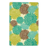 花パターン12 ミニクリップボード (裏面)