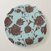 花パターン13 ラウンドクッション (裏面)