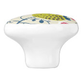 花パターン14 セラミックノブ (側面)