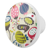 花パターン14 セラミックノブ (右)