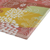 花パターン2 カッティングボード (角)