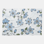 花パターン2 キッチンタオル (横)