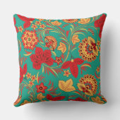 花パターン2 クッション (裏面)