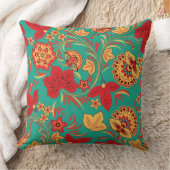 花パターン2 クッション (ブランケット)