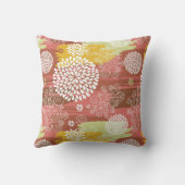 花パターン2 クッション (裏面)