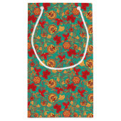 花パターン2 スモールペーパーバッグ (裏面)