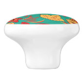 花パターン2 セラミックノブ (側面)