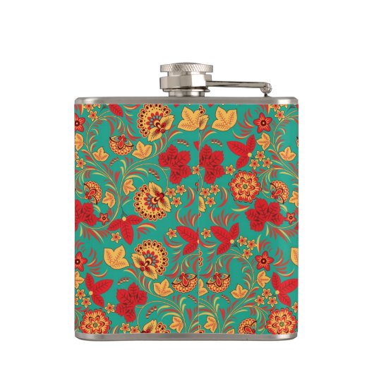 花パターン2 フラスク (裏面)