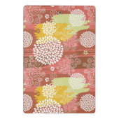 花パターン2 ミニクリップボード (裏面)