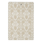 花パターン2 ミニクリップボード (裏面)