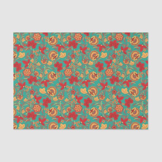 花パターン2 薄葉紙 (正面)