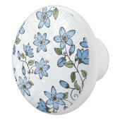 花パターン2 3 セラミックノブ (右)