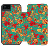 花パターン2 INCIPIO iPhoneウォレットケース (フォリオ Open)