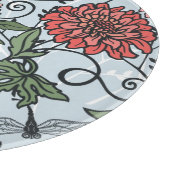 花パターン3 カッティングボード (角)