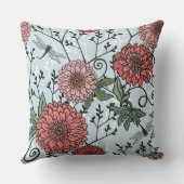 花パターン3 クッション (裏面)