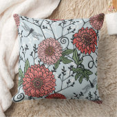 花パターン3 クッション (ブランケット)