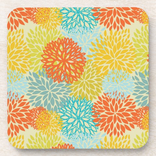 花パターン3 コースター (正面)