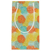 花パターン3 スモールペーパーバッグ (正面)