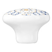 花パターン3 セラミックノブ (側面)