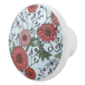 花パターン3 セラミックノブ (右)