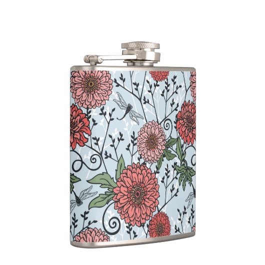 花パターン3 フラスク (右)