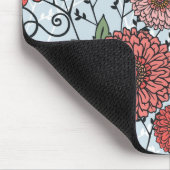 花パターン3 マウスパッド (コーナー)