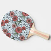 花パターン3 卓球ラケット (横)