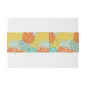 花パターン3 招待状ベリーバンド (裏面例)