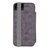 花パターン3 INCIPIO iPhoneウォレットケース (フォリオ裏面)