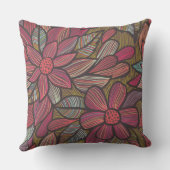 花パターン4 クッション (裏面)