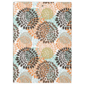 花パターン4 クリップボード (裏面)