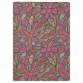 花パターン4 クリップボード (裏面)