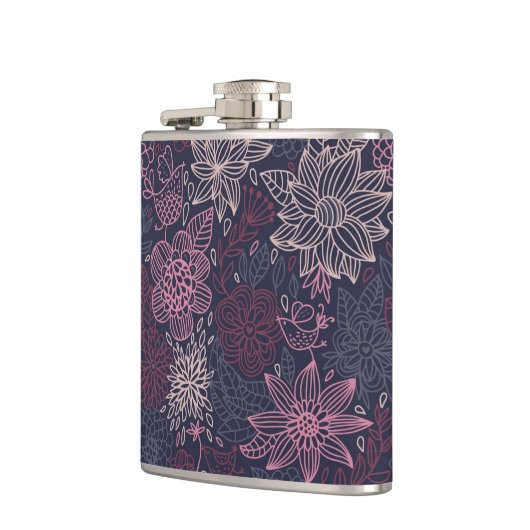 花パターン4 フラスク (左)