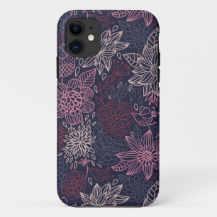 花パターン4 iPhone 11 ケース