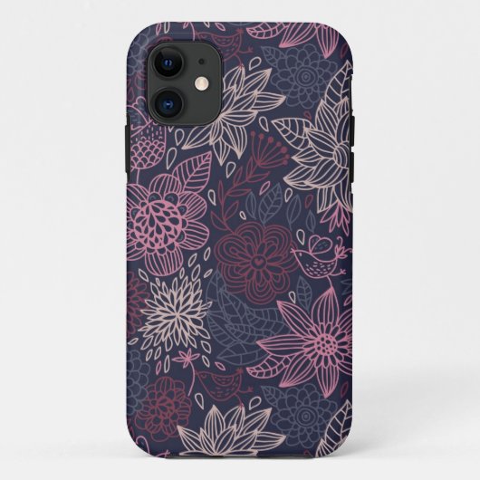 花パターン4 Case-Mate iPhoneケース (裏面)