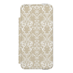 花パターン4 iPhone SE/5/5sウォレットケース
