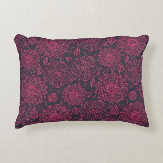 花パターン5 アクセントクッション (正面)