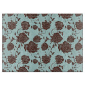 花パターン5 カッティングボード (正面)