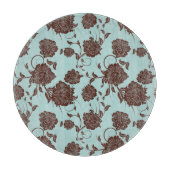 花パターン5 カッティングボード (正面)