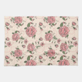 花パターン5 キッチンタオル (横)