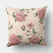 花パターン5 クッション (裏面)