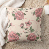 花パターン5 クッション (ブランケット)