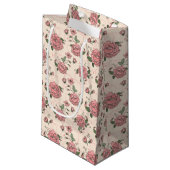 花パターン5 スモールペーパーバッグ (正面アングル)