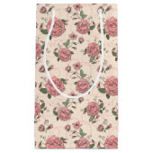 花パターン5 スモールペーパーバッグ (正面)