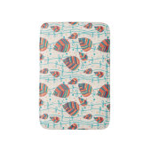 花パターン5 バスマット (正面縦)