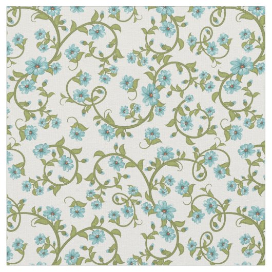 花パターン5 ファブリック (クローズアップ)