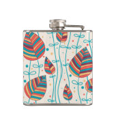 花パターン5 フラスク (裏面)